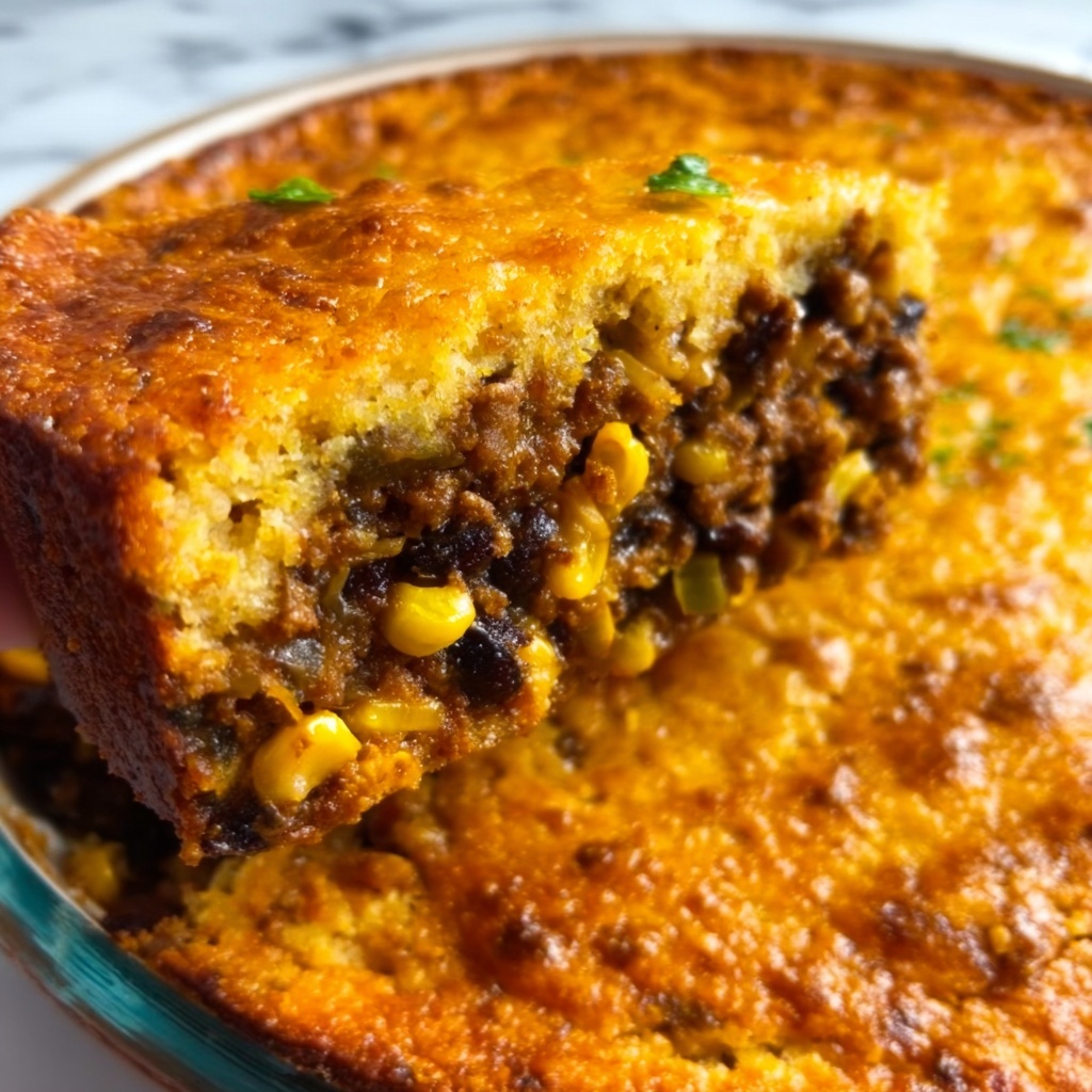Cowboy Cornbread Casserole Recipe - Recipe Image