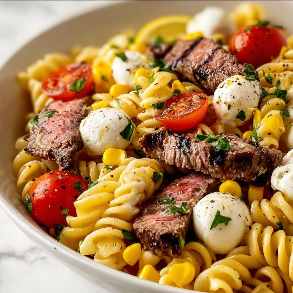 Chimichurri Steak Pasta Salad Recipe - Recipe Image