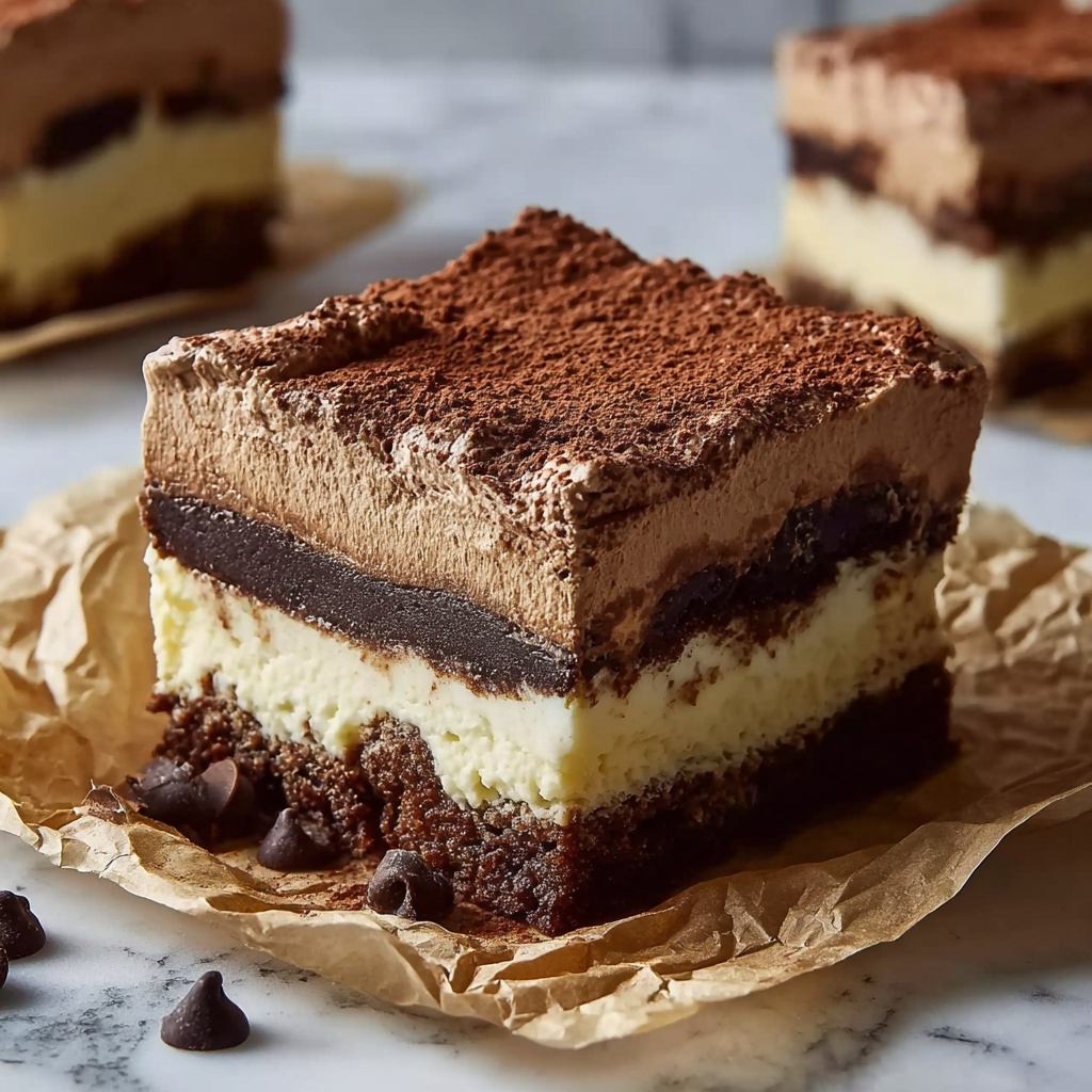 Tiramisu Brownies Recipe - Recipe Image