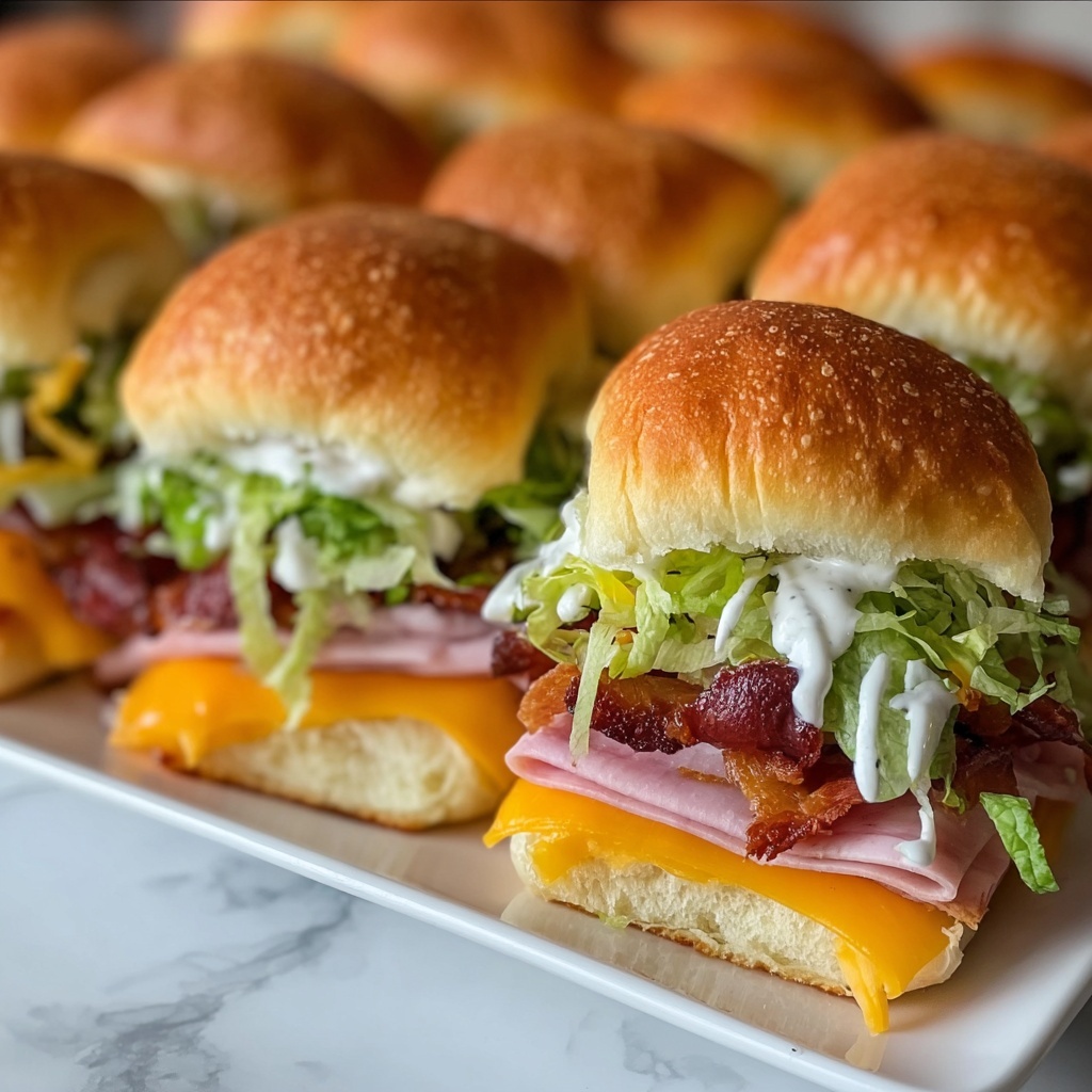 Chopped Club Sliders Recipe - Recipe Image