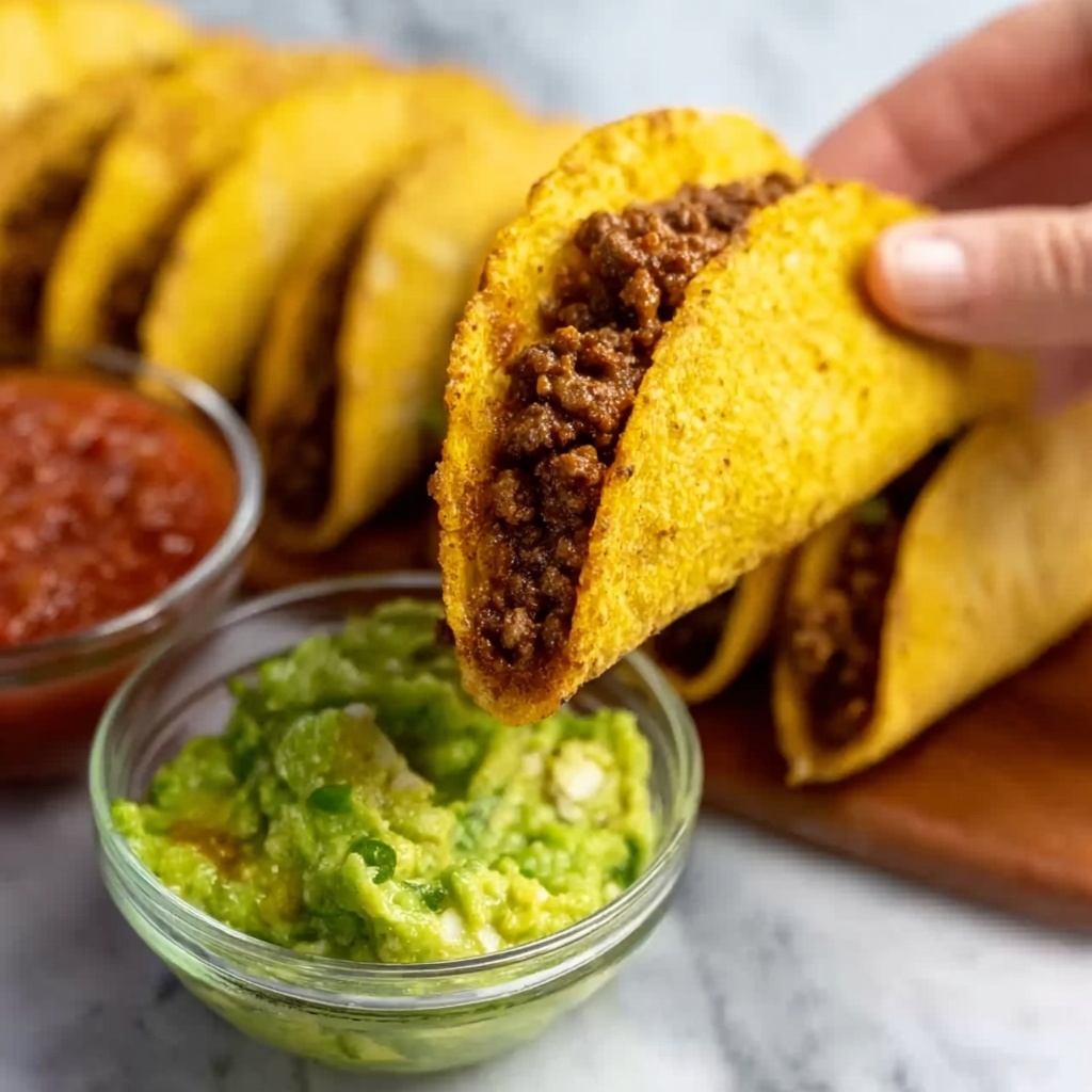Crispy Ground Beef Tacos Recipe - Recipe Image