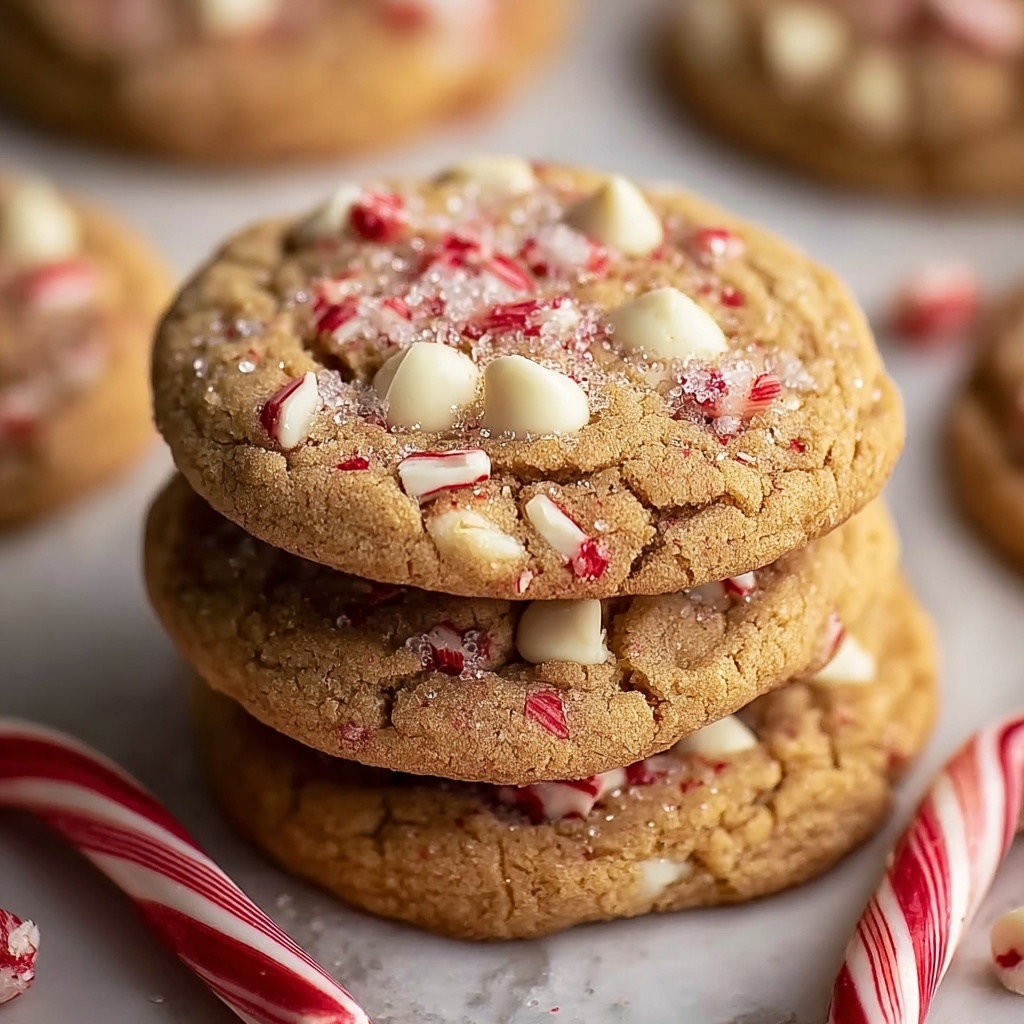White Chocolate Candy Cane Cookies Recipe - Recipe Image