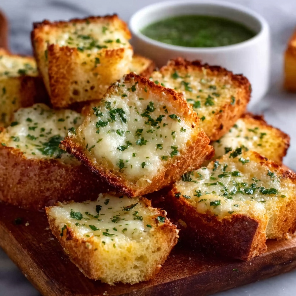 Savory Garlic Bread Bites Recipe - Recipe Image