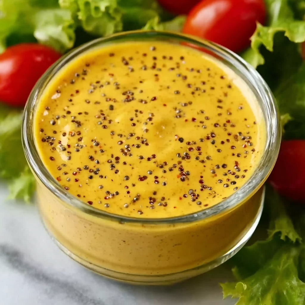 Homemade Honey Mustard Dressing Recipe - Recipe Image