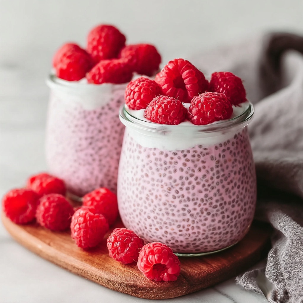Delicious Vanilla Raspberry Chia Pudding for a Dreamy Breakfast Recipe - Recipe Image