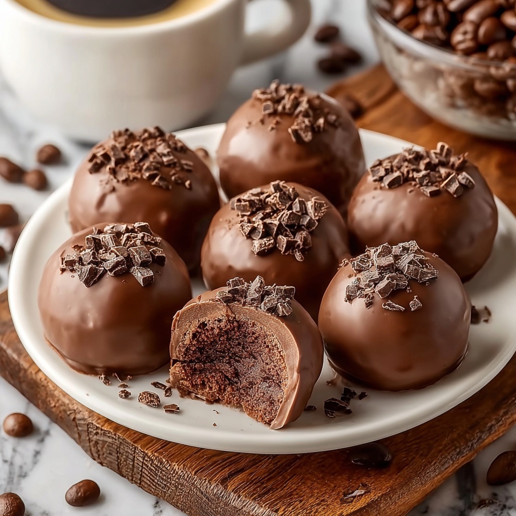 Decadent Espresso Chocolate Truffles Recipe - Recipe Image