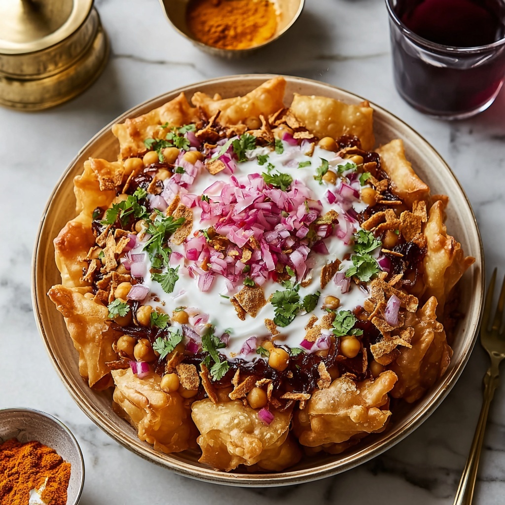 Irresistible Samosa Chaat: A Flavorful Homemade Delight Recipe - Recipe Image