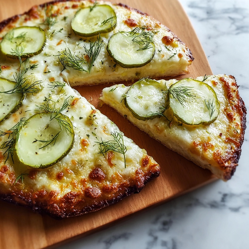 Dill Pickle Pizza: A Tangy Twist to Your Pizza Night Recipe - Recipe Image