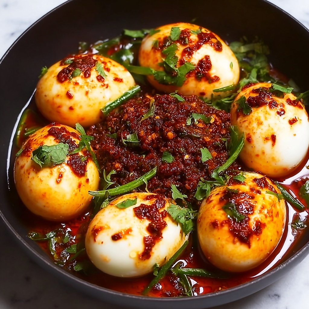 Spicy Gochujang Eggs: Quick Comfort Food for Any Night Recipe - Recipe Image