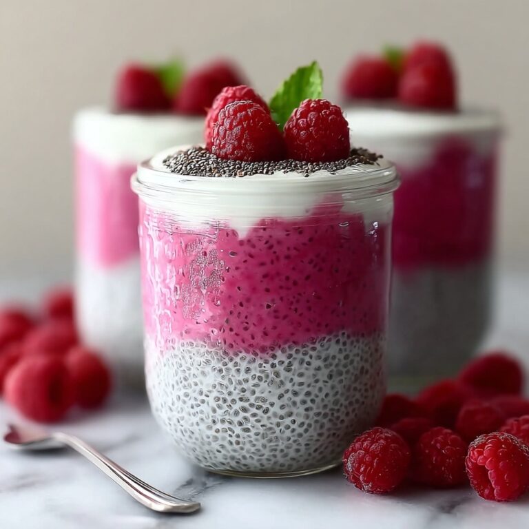 Creamy Raspberry Chia Pudding for a Healthy Snack Delight Recipe