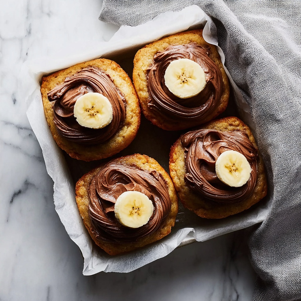 Nutella Swirled Banana Muffins Recipe - Recipe Image