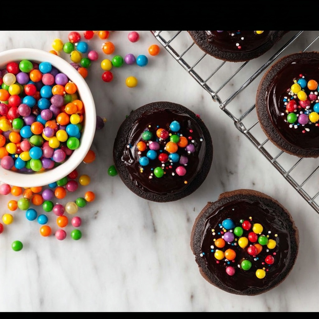 Cosmic Brownie Cookies – Soft, Fudgy & Colorful Treats Recipe - Recipe Image
