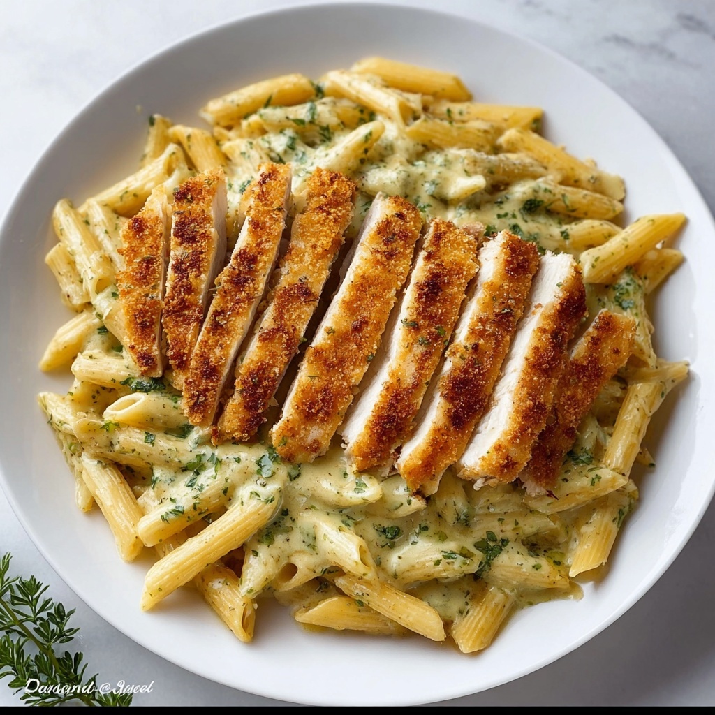 Creamy Pesto Sauce Pasta (One Pot Easy Dinner Recipe) Recipe - Recipe Image