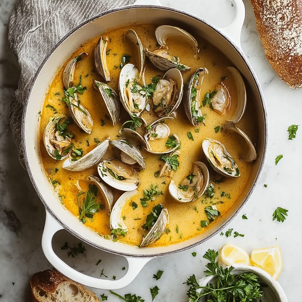 Coconut Broth Clams with Lemongrass Recipe - Recipe Image