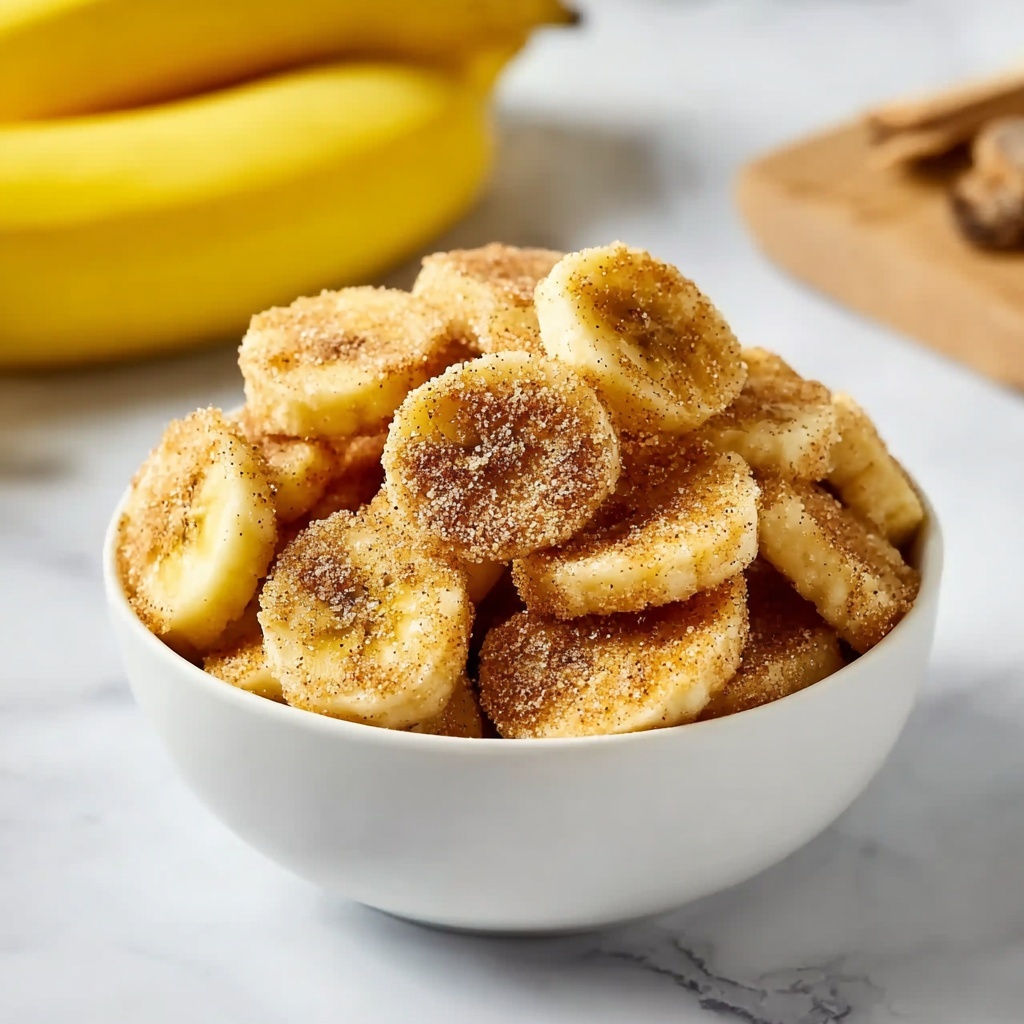 Cinnamon-Sugar Air Fryer Banana Chips Recipe - Recipe Image