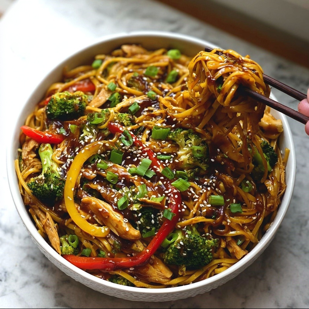Chicken Teriyaki Noodles Recipe - Recipe Image
