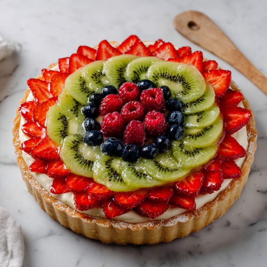 Vegan Fruit Tart Recipe - Recipe Image