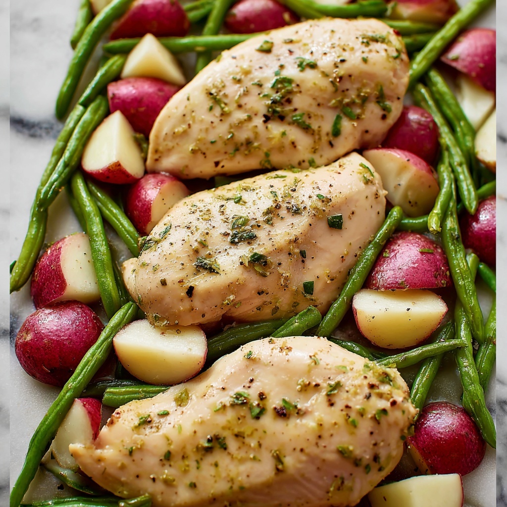 One Pan Ranch Chicken and Vegetables Recipe - Recipe Image