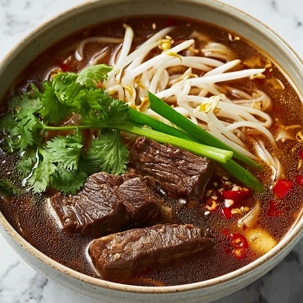 Satay Beef Noodle Soup Recipe - Recipe Image