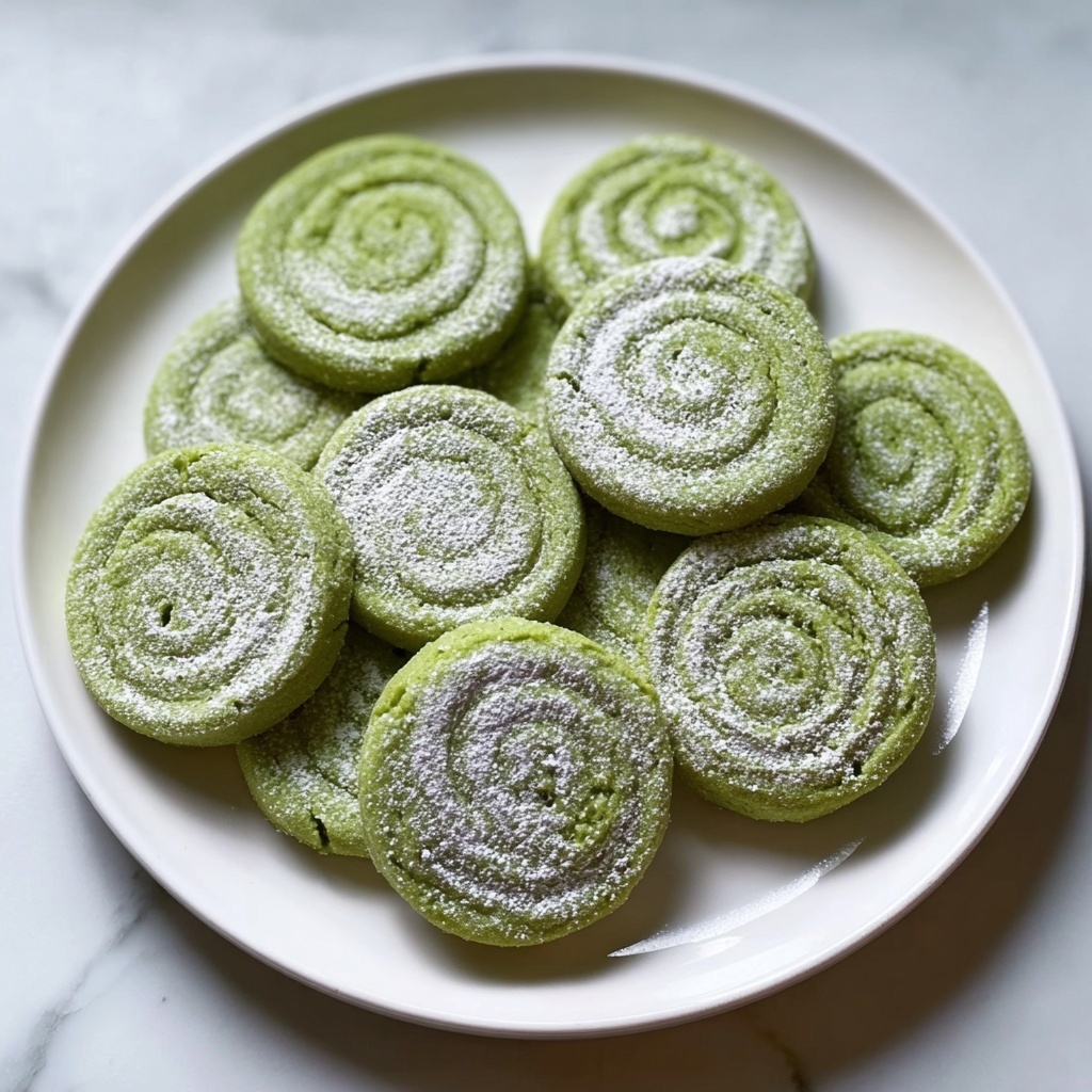 Matcha Butter Cookies with White Chocolate and Sprinkles Recipe - Recipe Image