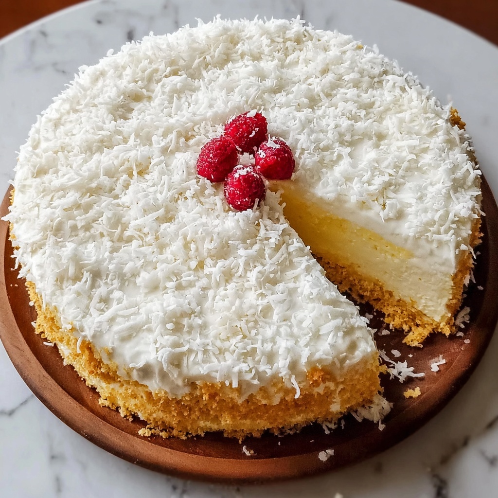 Coconut Ricotta Cloud Cake Recipe - Recipe Image