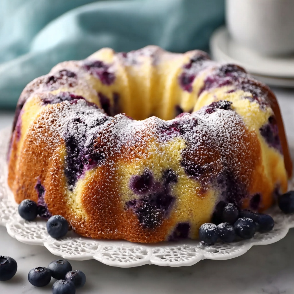 Blueberry Breakfast Cake Recipe - Recipe Image