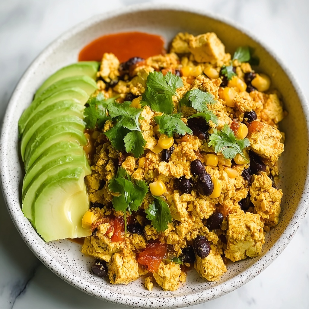 Tofu Scramble with Black Beans and Corn Recipe - Recipe Image