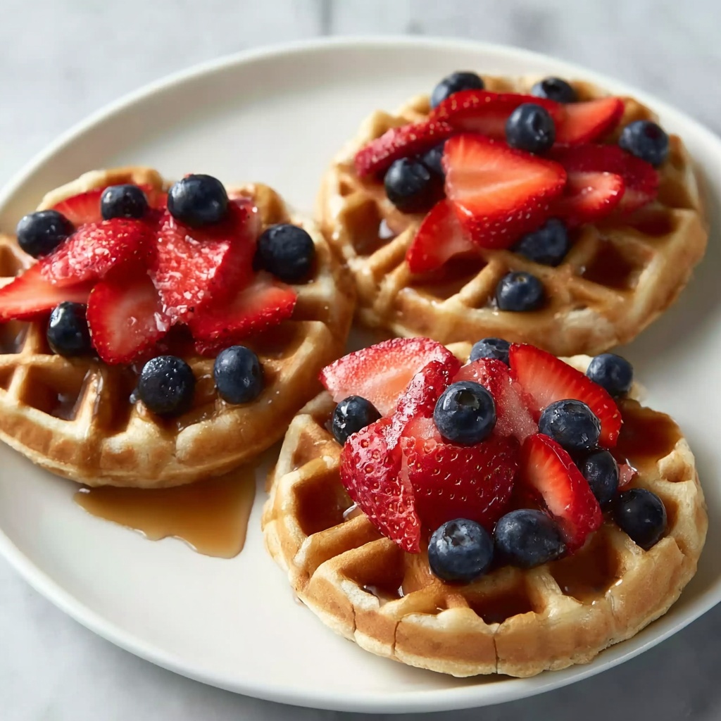 Cheese Cottage Cheese Waffles Recipe - Recipe Image