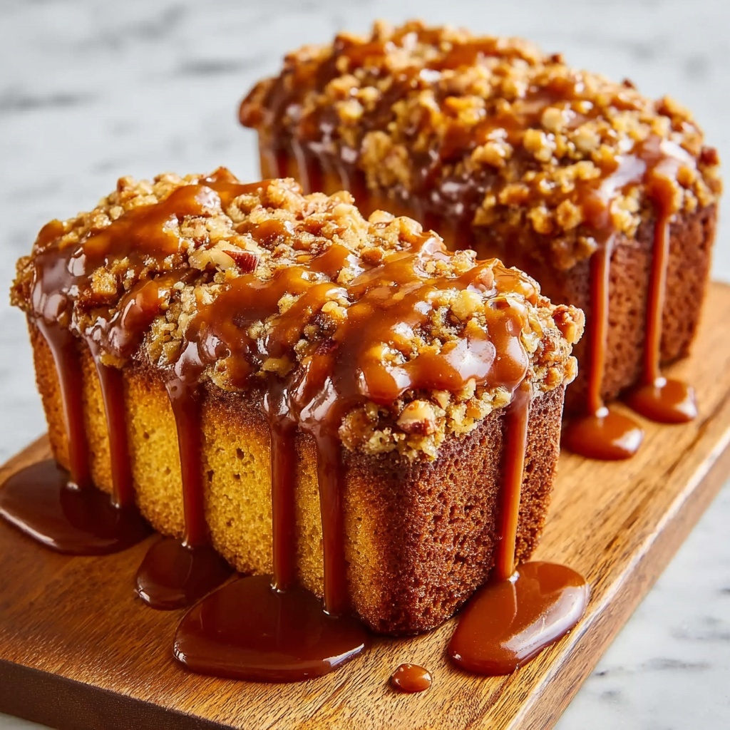 Caramelized Banana Bread with Dulce de Leche Glaze Recipe - Recipe Image