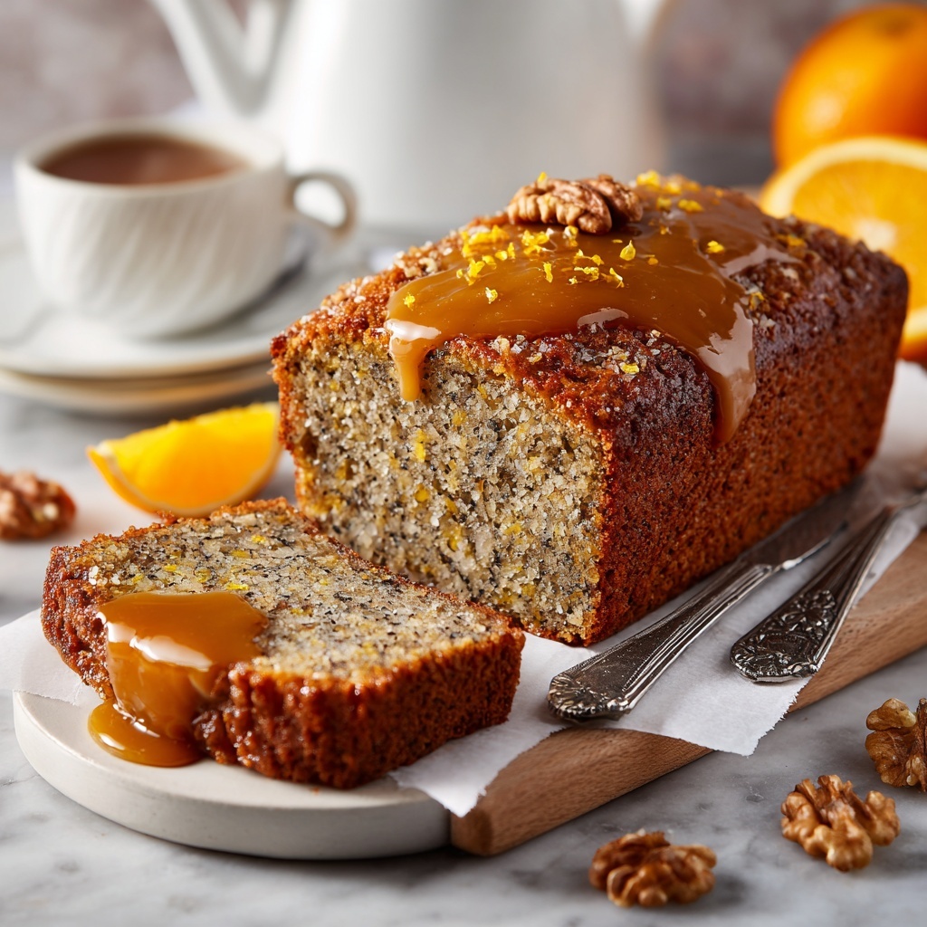 Citrus Cardamom Date Loaf with Walnuts Recipe - Recipe Image