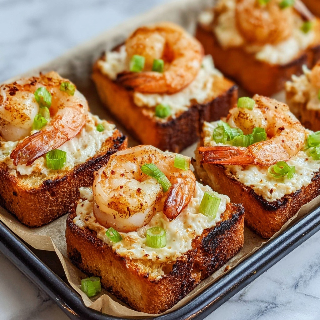 Baked Shrimp Toast Recipe - Recipe Image