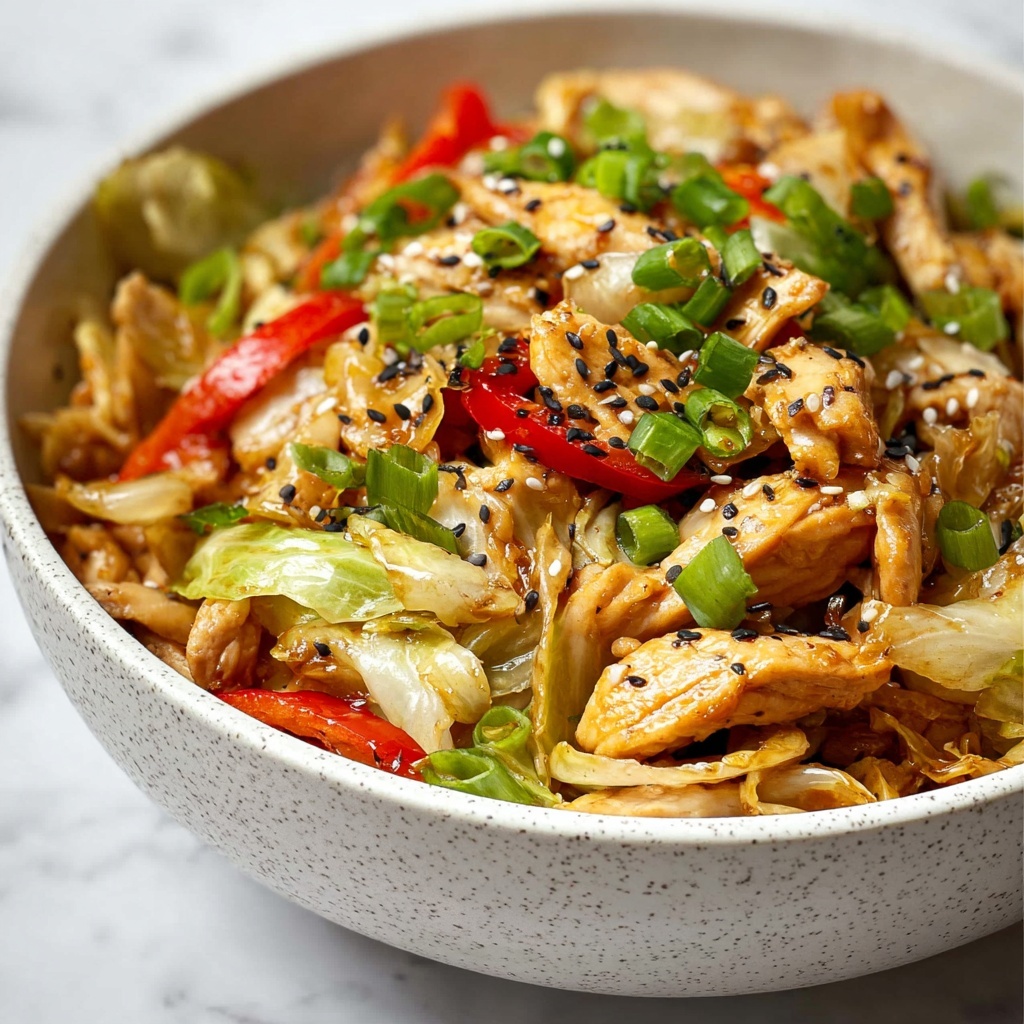 Chicken and Cabbage Stir Fry Recipe - Recipe Image