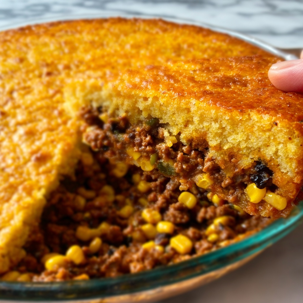 Cowboy Cornbread Casserole Recipe - Recipe Image