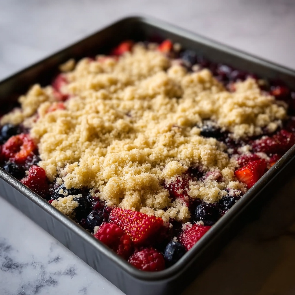 Mixed Berry Buckle Recipe: 7 Steps to Pure Bliss Recipe - Recipe Image
