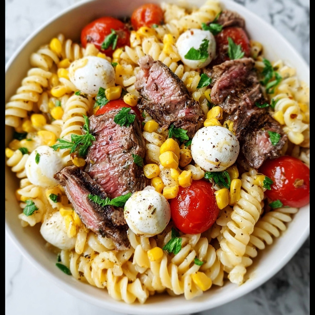 Chimichurri Steak Pasta Salad Recipe - Recipe Image