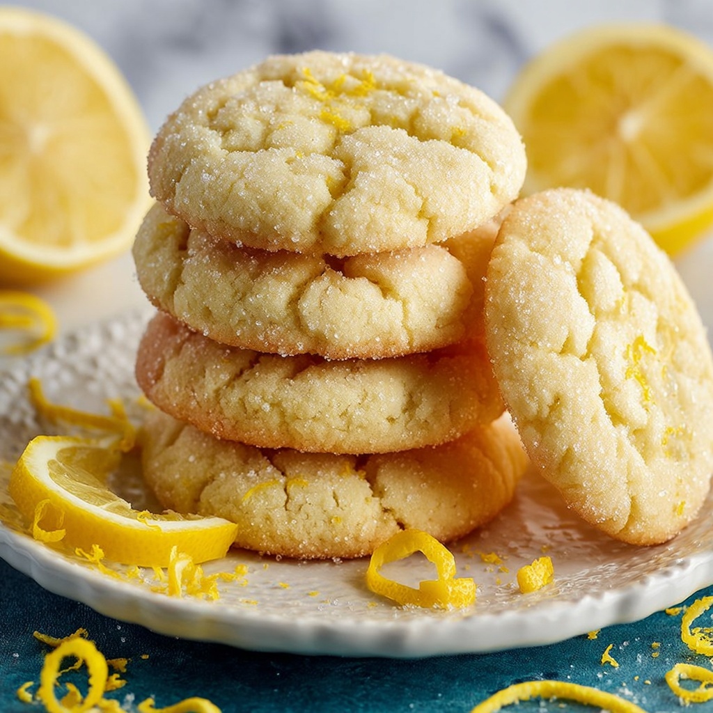 Lemon Sugar Cookies: The Ultimate Soft & Chewy Perfection Recipe - Recipe Image