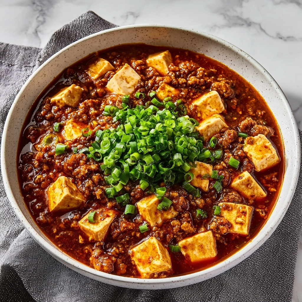 Savory Mapo Tofu: A Homemade Comforting Delight Recipe - Recipe Image