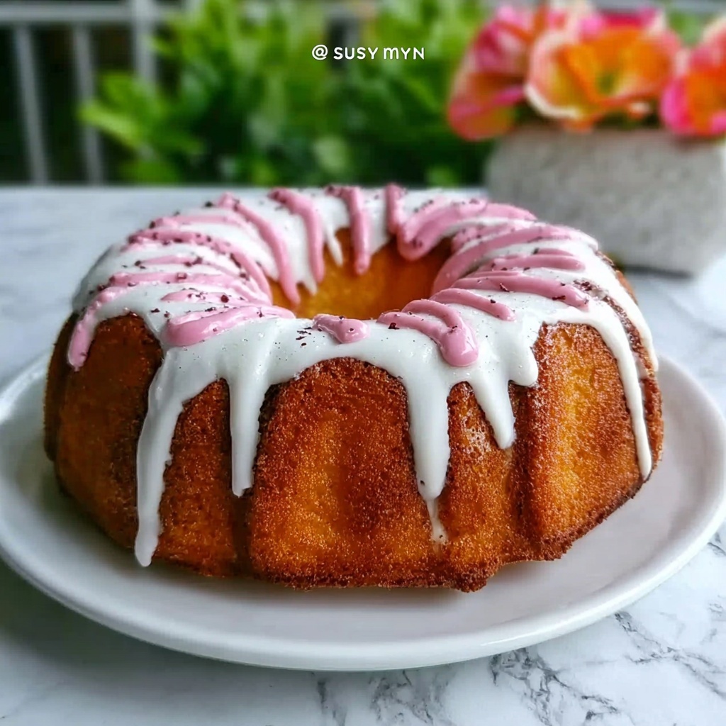 Neapolitan Pound Cake Recipe - Recipe Image