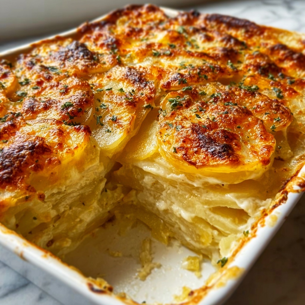 Cheesy Scalloped Potatoes Recipe: 5 Cozy Comfort Food Steps Recipe - Recipe Image