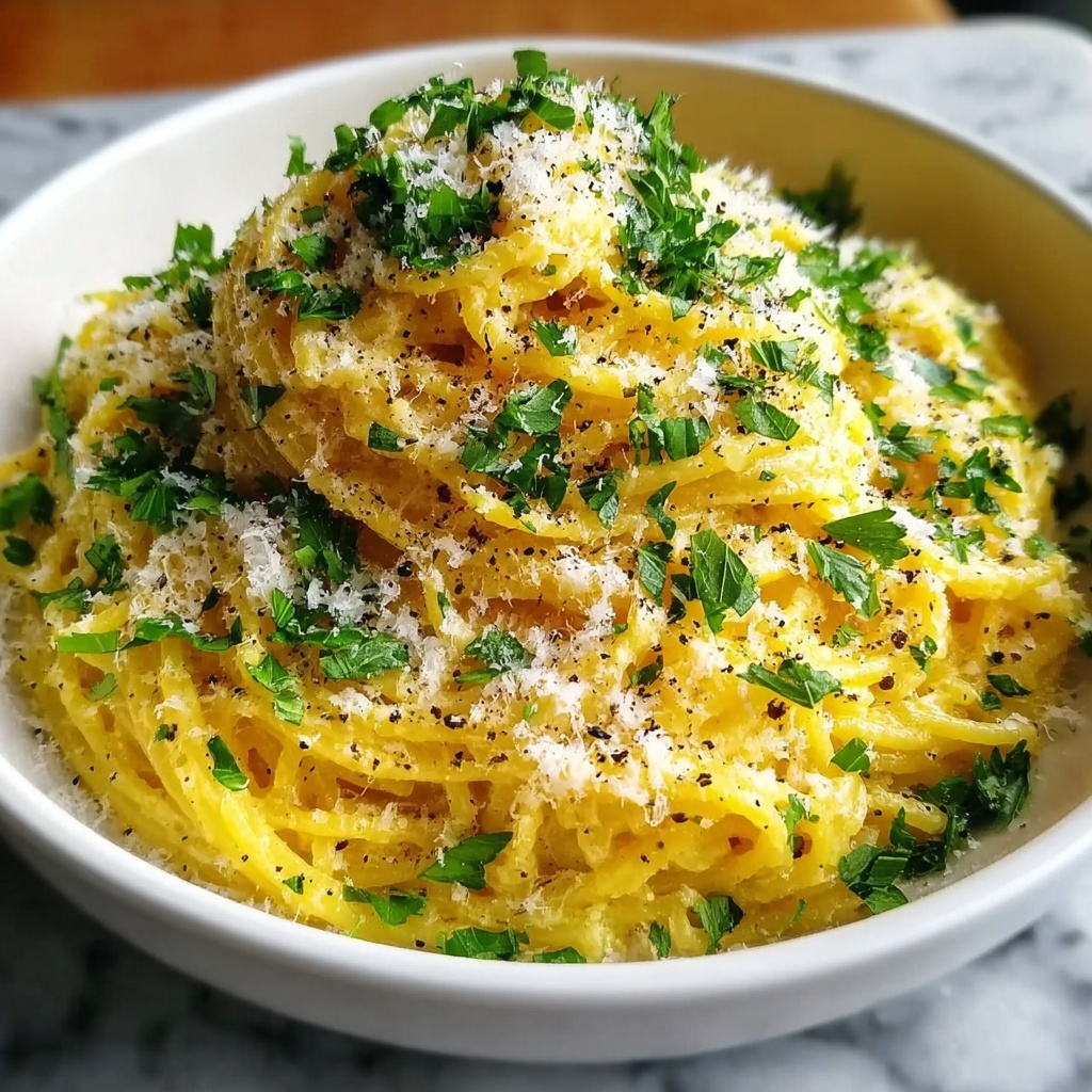 One Pot Lemon Garlic Parmesan Pasta Recipe: 5-Minute Bliss Recipe - Recipe Image