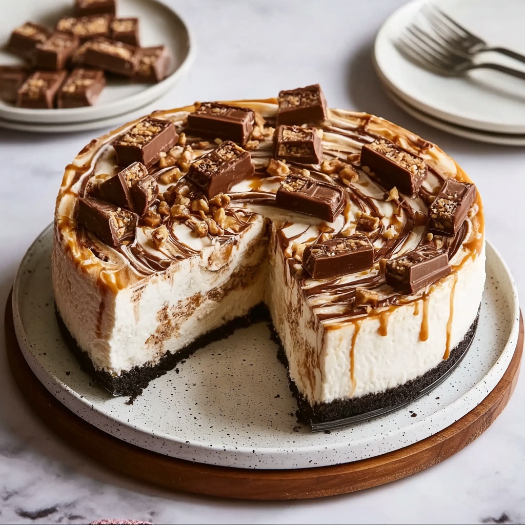 No-Bake Kinder Bueno Cheesecake Recipe - Recipe Image