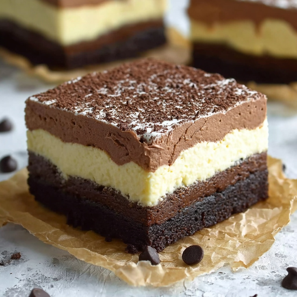 Tiramisu Brownies Recipe - Recipe Image
