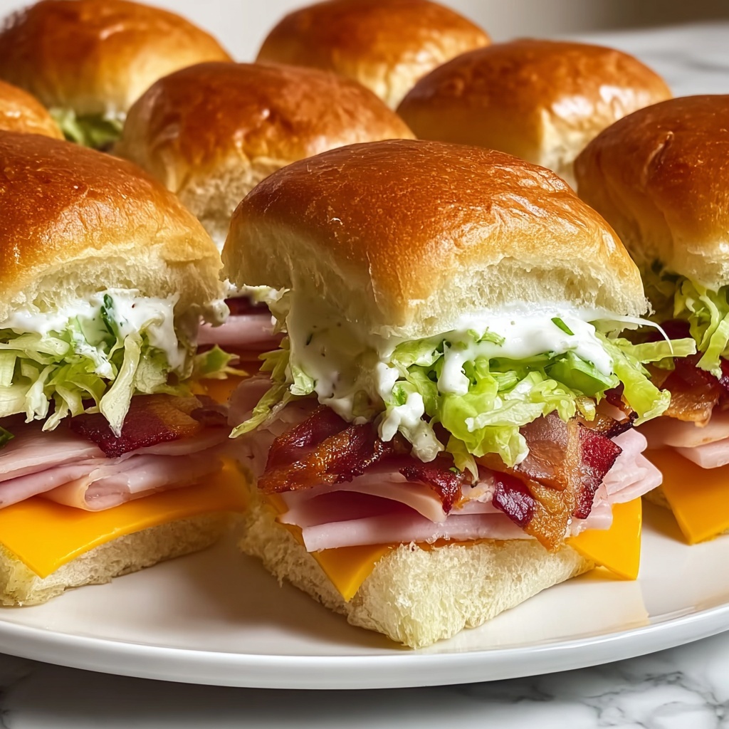 Chopped Club Sliders Recipe - Recipe Image