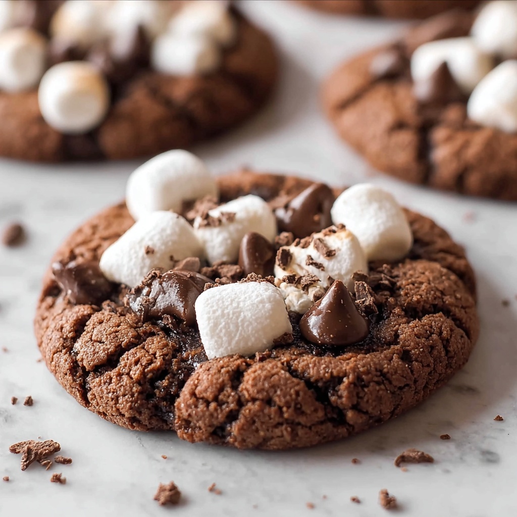 Chocolate Marshmallow Bliss Cookies Recipe - Recipe Image