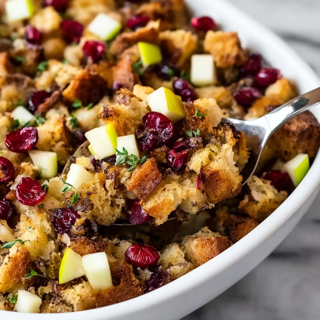 Apple Cranberry Stuffing Recipe - Recipe Image