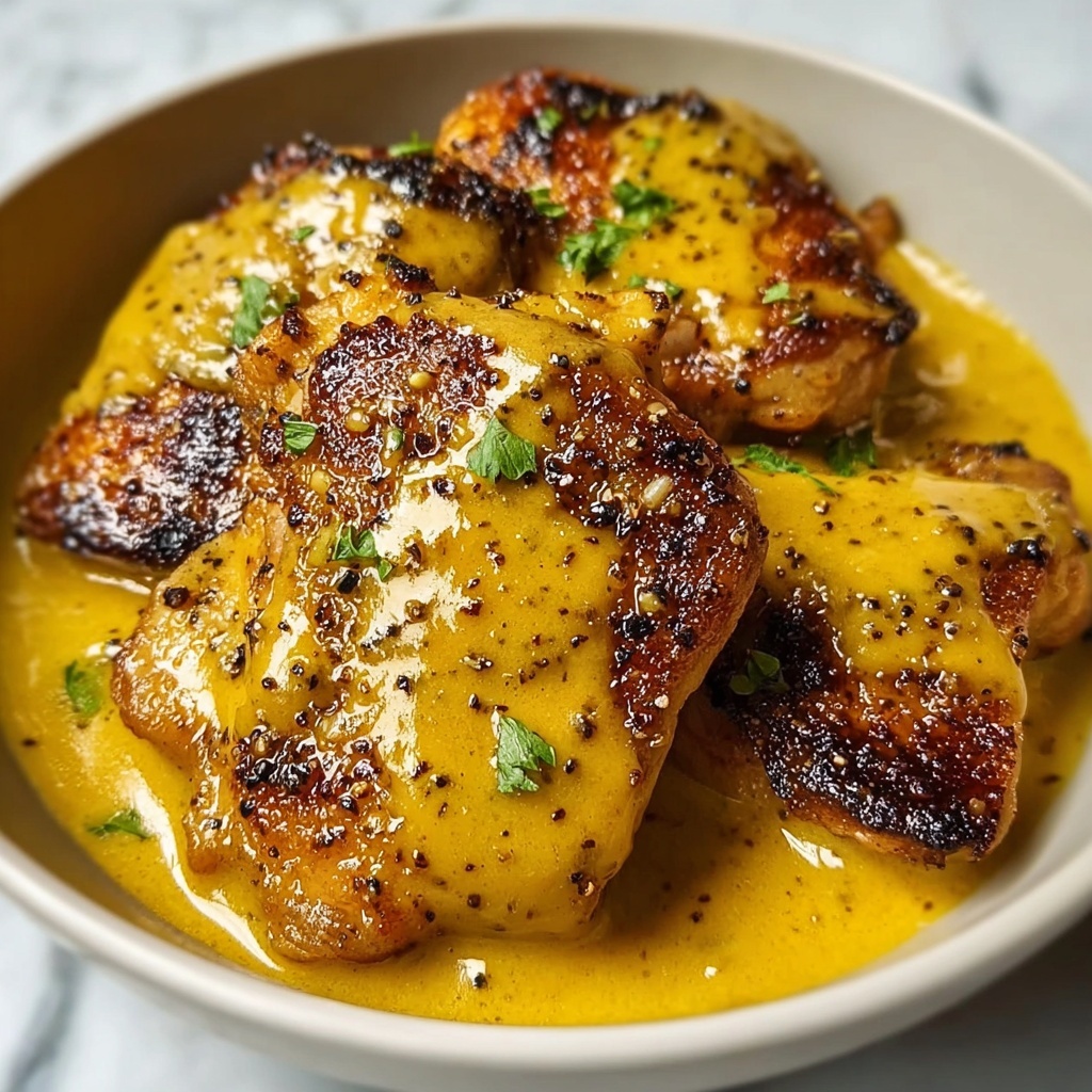 Slow Cooker Honey Mustard Chicken Recipe - Recipe Image