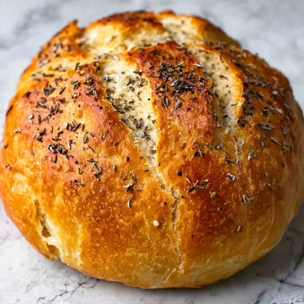 Garlic Parmesan Herb Bread Recipe - Recipe Image