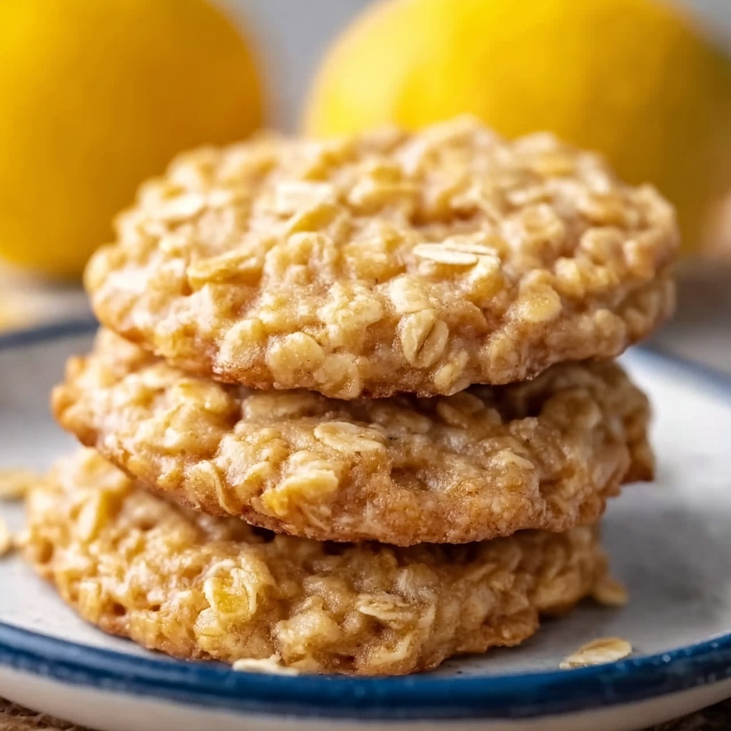 Lemon Oatmeal No-Bake Cookies Recipe - Recipe Image