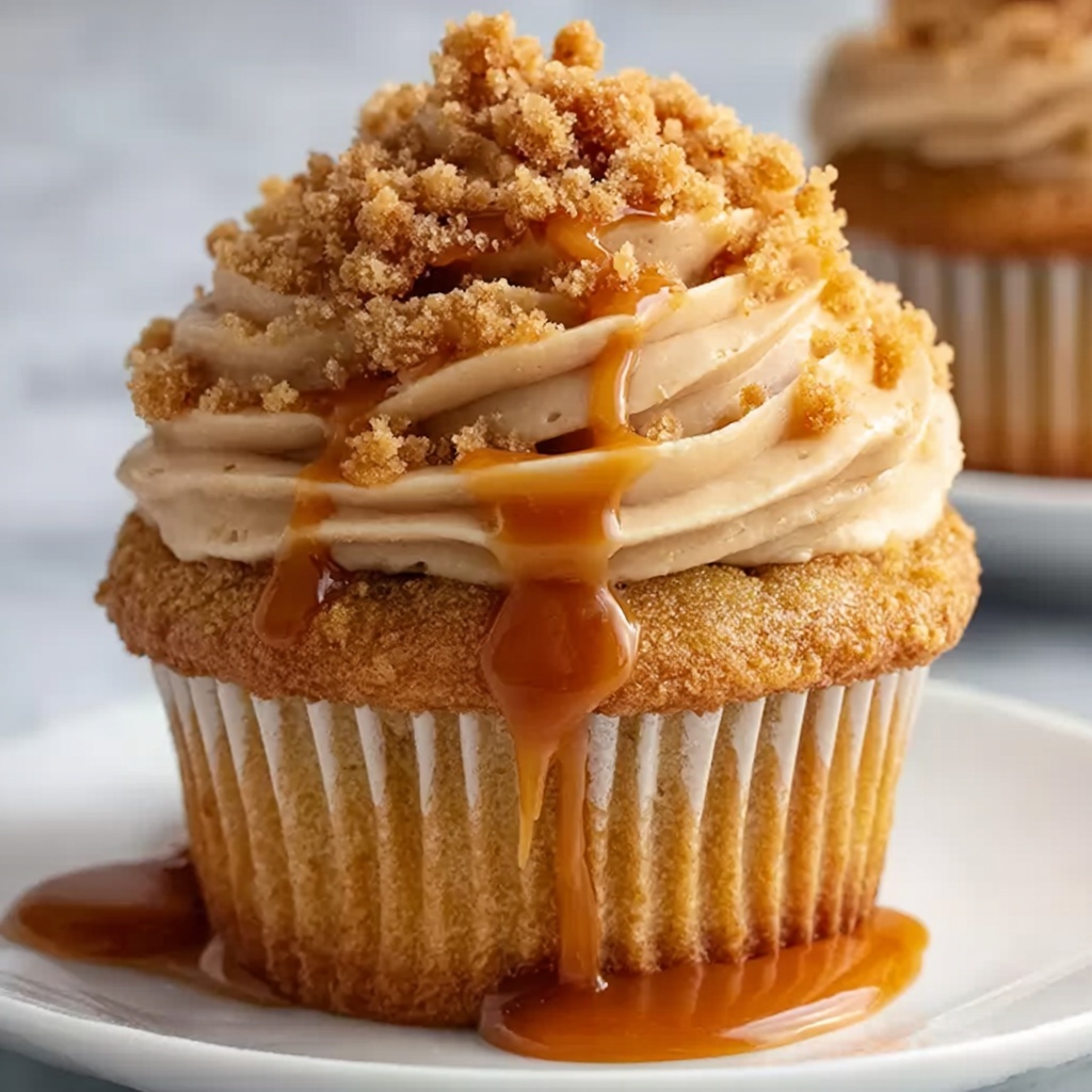 Churro Caramel Crunch Cupcakes Recipe - Recipe Image