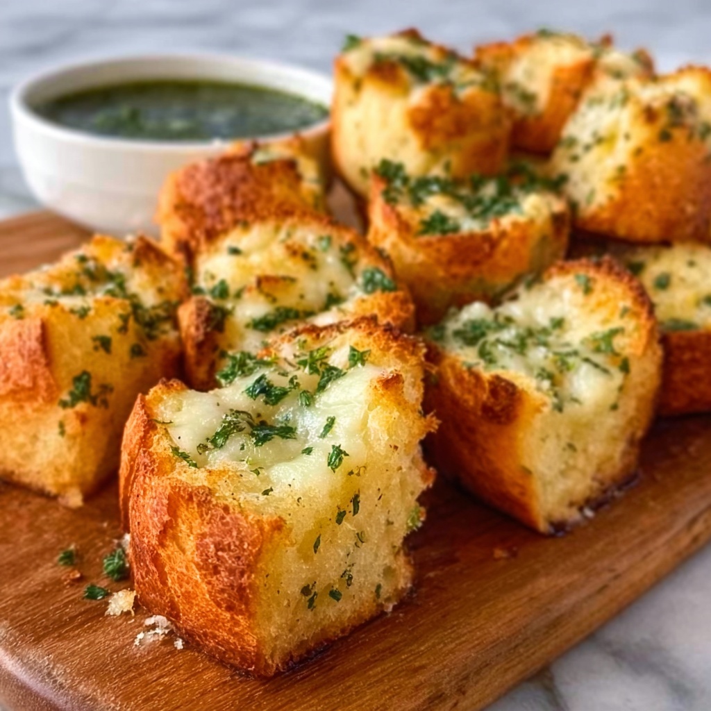 Savory Garlic Bread Bites Recipe - Recipe Image